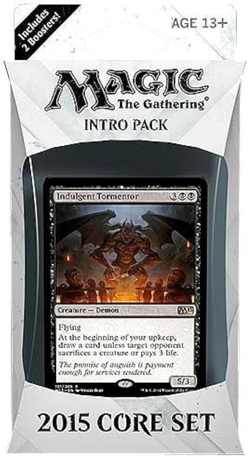 Magic: The Gathering (MTG 2015 Core Set / M15 Intro Pack / Theme Deck - Indulgent Tormentor (Black/Red)(Includes 2 Booster Packs)