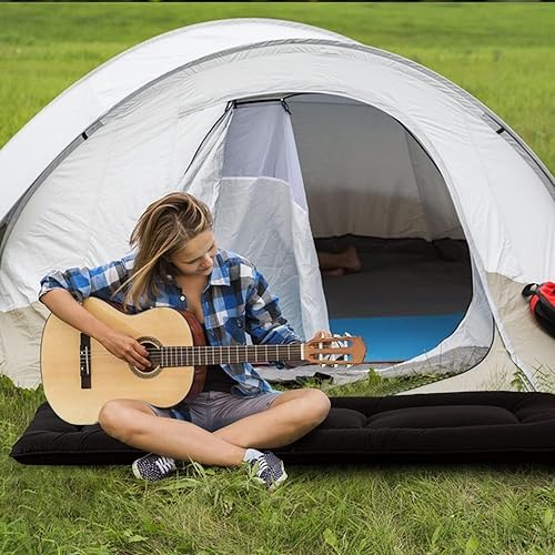 Miniatura 8 de Japanese Floor Mattress,Thick Futons Sofa Couch Bed,Thicken Sleeping Pad,Foldable Roll Up Floor Futon for Adults,Tatami Mat Dormitory Bed Lounger,4