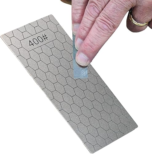 Miniatura 6 de Juego de 4 piezas de piedra de afilado de diamante, placa de laminación de diamante afilador de grano grueso/medio/fino, grano 400/600/1000/1200