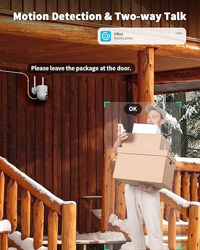 Miniatura 7 de LIWAN Cámara de seguridad celular 4G LTE con cable para exteriores, sin cámara de seguridad WiFi, enchufe para grabación 247, visión nocturna a