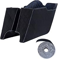 Vista 1 de Moto Onfire Saddlebags Liners - Kit de alfombras para alforjas duras Harley Touring 2014+, color azul, 4.5 bolsas estiradas