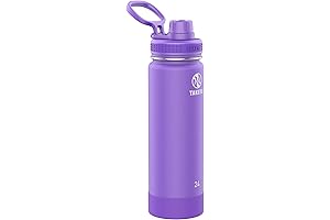 Takeya Actives 24 oz Vacuum Insulated Stainless Steel Water Bottle with Nitro Purple