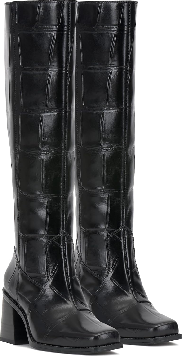 Vince Camuto Women's Sangeti Stacked Heel Knee High Boot Fashion - Image 7