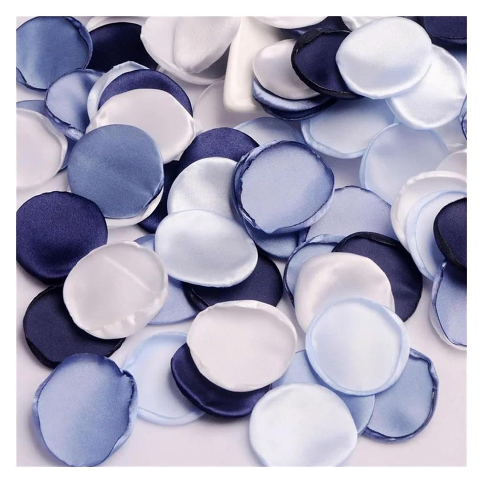 CYJAZNHH Artificial Silk Rose Petals Multicolor 5cm X 5cm 100-300 Pcs(D,100pcs)