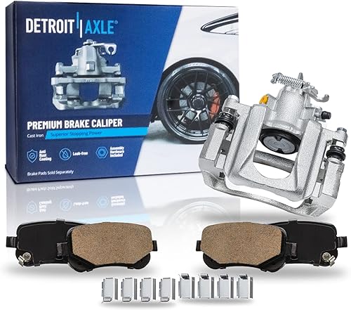 Miniatura 26 de Detroit Axle - Pastillas de Freno Zapatas de Freno para Honda Civic 1992-2000 1993 1994 1995 1996 1997 1998 1999 Pastillas de freno de cerámica