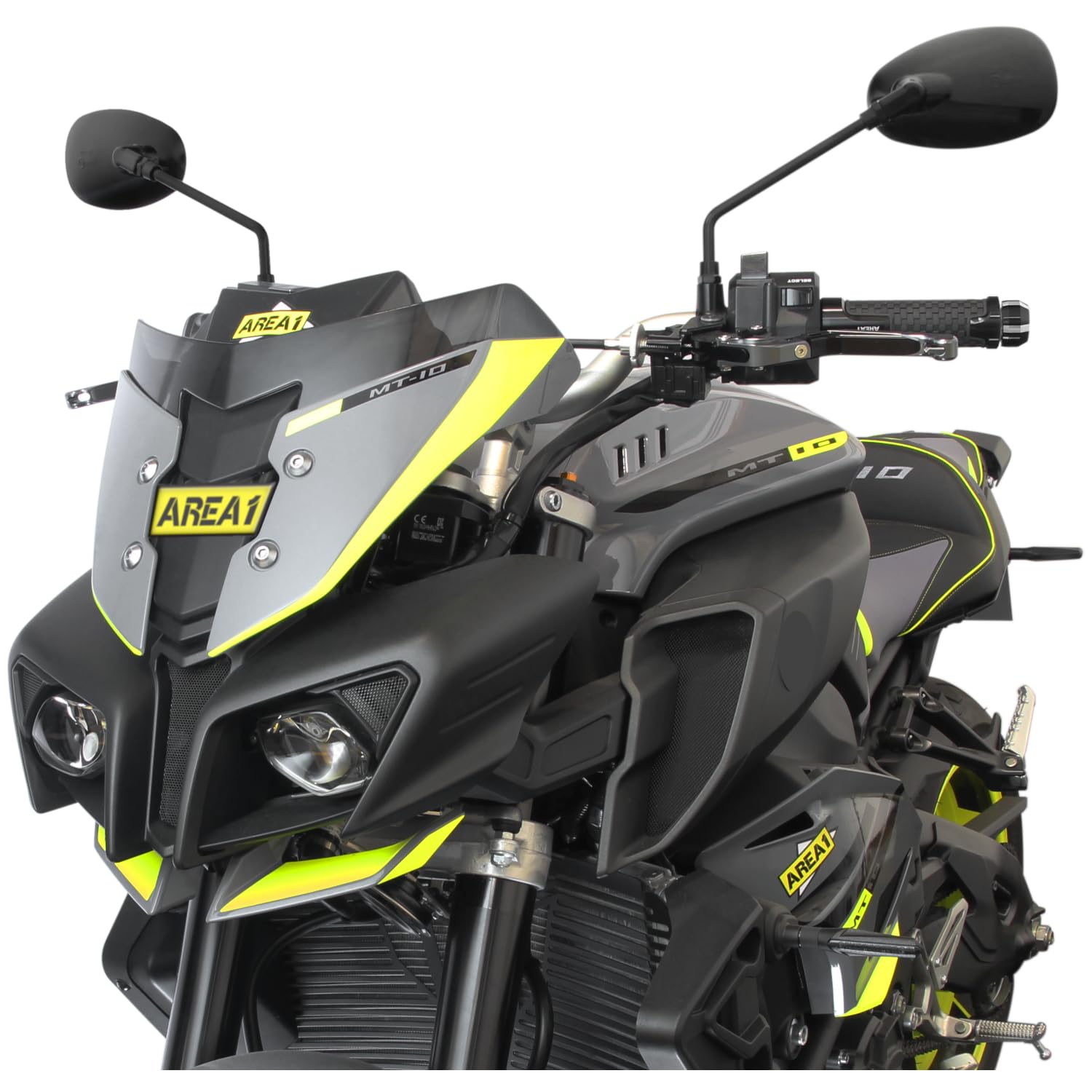 Area1 Espejos Retrovisores Scooter Universal Homologado, Par de Espejo Scooter (2xM8 Rosca derecha + 1xM8 Rosca izquierda) compatible con Sym Niu KSR
