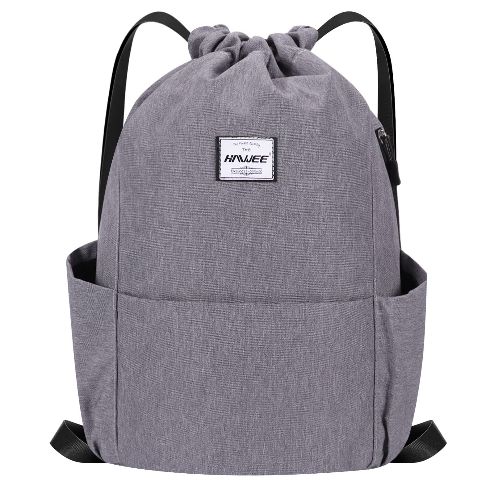 Impermeable Casual Mochila con Cordón Grande Deporte Bolso de Gimnasia Mochila de Cuerda Unisex para Mujer Hombre Vida Cotidiana Aire Libre Yoga Escuela Playa Nadar — view 46
