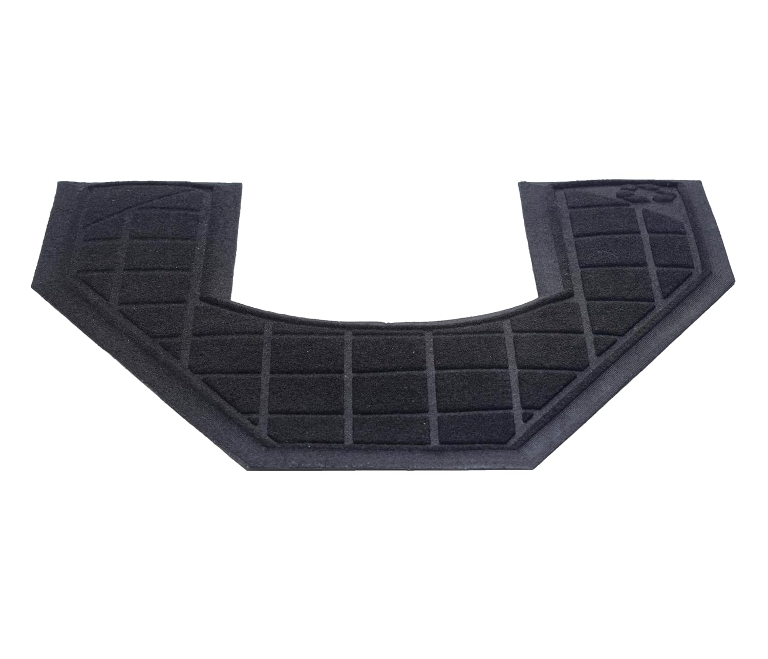 Guardian UPSAFETBLK 22" x 23" Toilet Restroom mat- Case of 6. Black