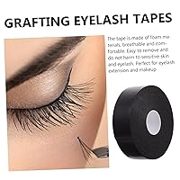 Vista 8 de minkissy Almohadillas de espuma para ojos, cinta de maquillaje, suministros de extensión de pestañas, cinta de microporos, 5 rollos de cinta