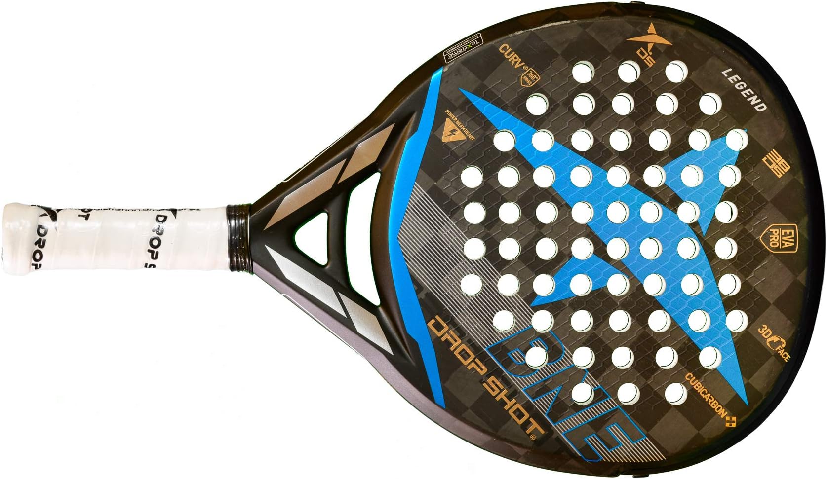 Drop Shot Legend Professional Padel and Pop Tennis Paddle Racquet