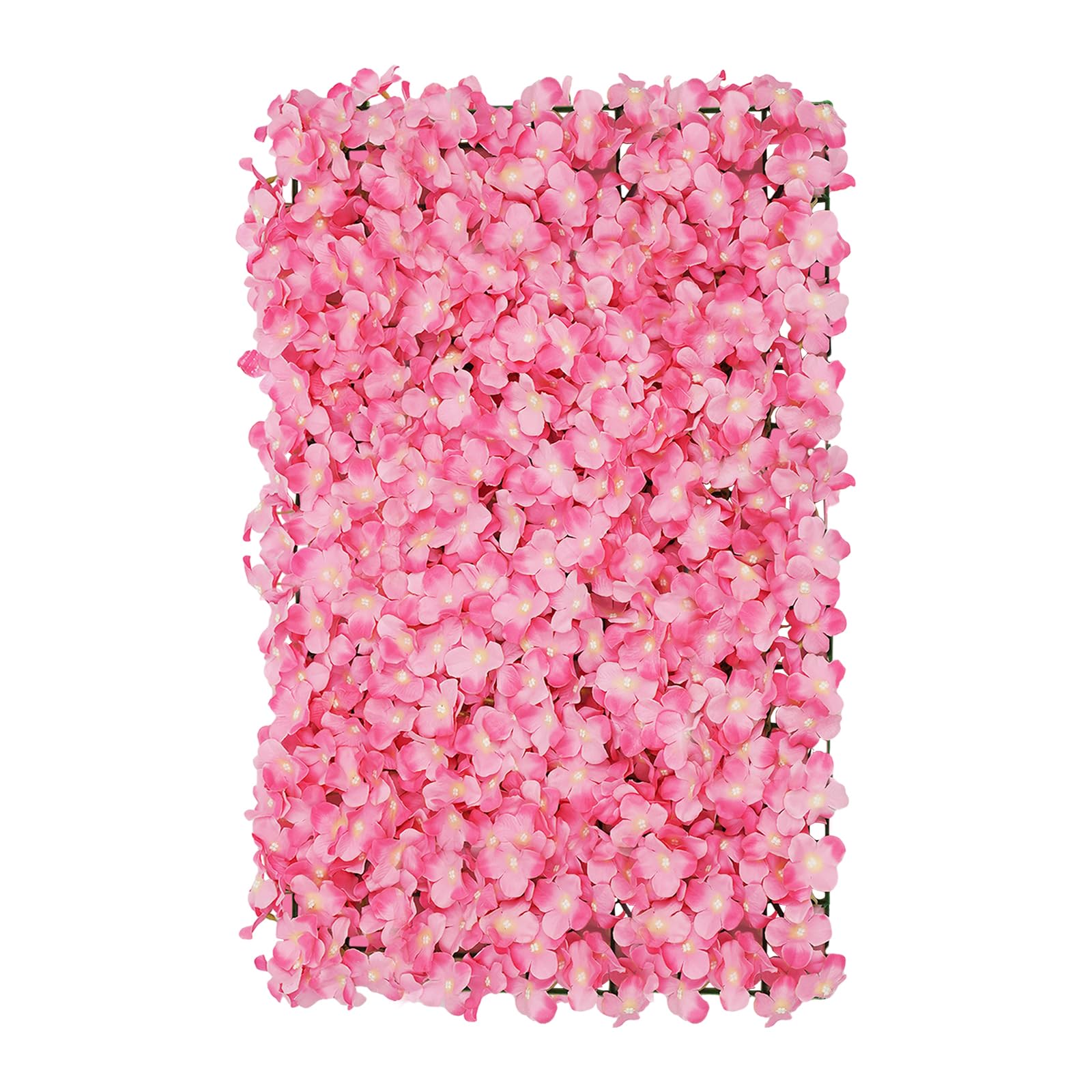 Fleurs artificielles en panneaux 3D réutilisables et clipsables pour décor mural