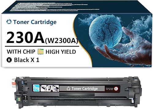 230A Toner Cartridge for HP 230A W2300A W2301A W2303A W2302A Toner Cartridges Compatible for HP Color LaserJet Pro 4203dw 4203dn MFP 4303dw Printers 1 Black