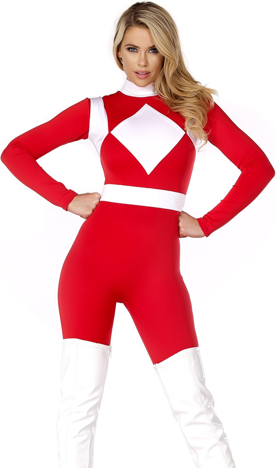 Forplay Women's Forceful Action Figure Catsuit with Belt