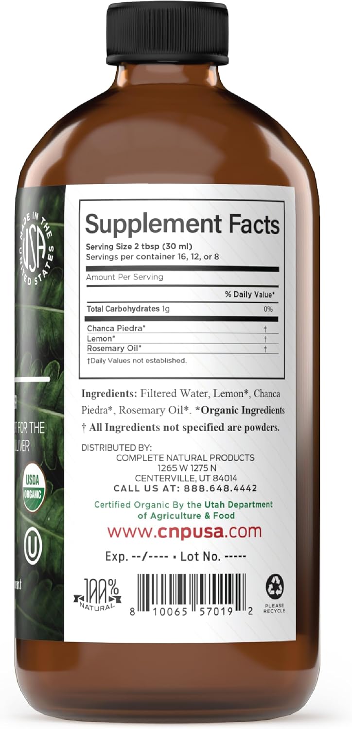 Chanca Piedra Organic Liquid Extract 16oz - Natural Stone Breaker Dissolver, Kidney Cleanse Support, Phyllanthus Niruri Concentrate Tincture, Alcohol Free Cold Pressed Concentrate Formula USA Made - Image 3