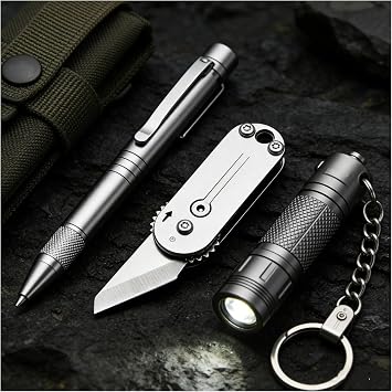 Mini Pocket Box Opener Tool, Small Folding Utility Tool, EDC Package Opener for Everyday Carry, Outdoor & DIY