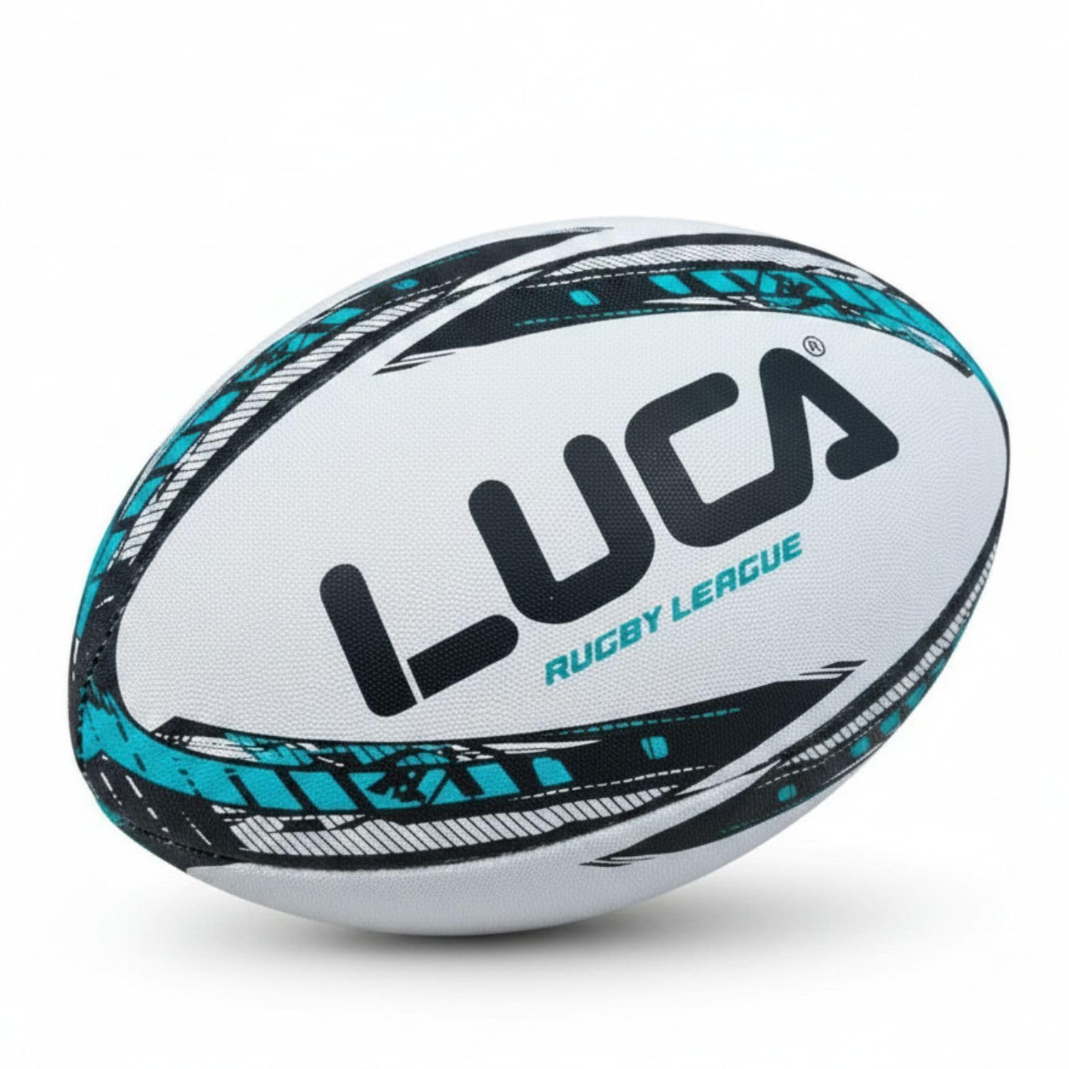 LUCA Rugby Ball Sizes 3, 4 &amp; 5 Hand Stitched Super Grip 3-Ply Construction