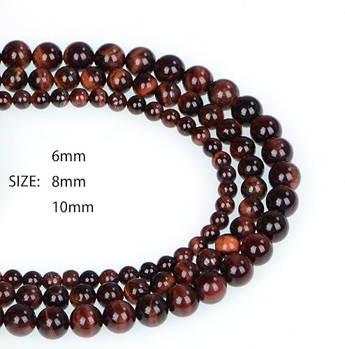 Vista 176 de Piedras preciosas naturales, Tiger eye, 8mm Ojo de tigre