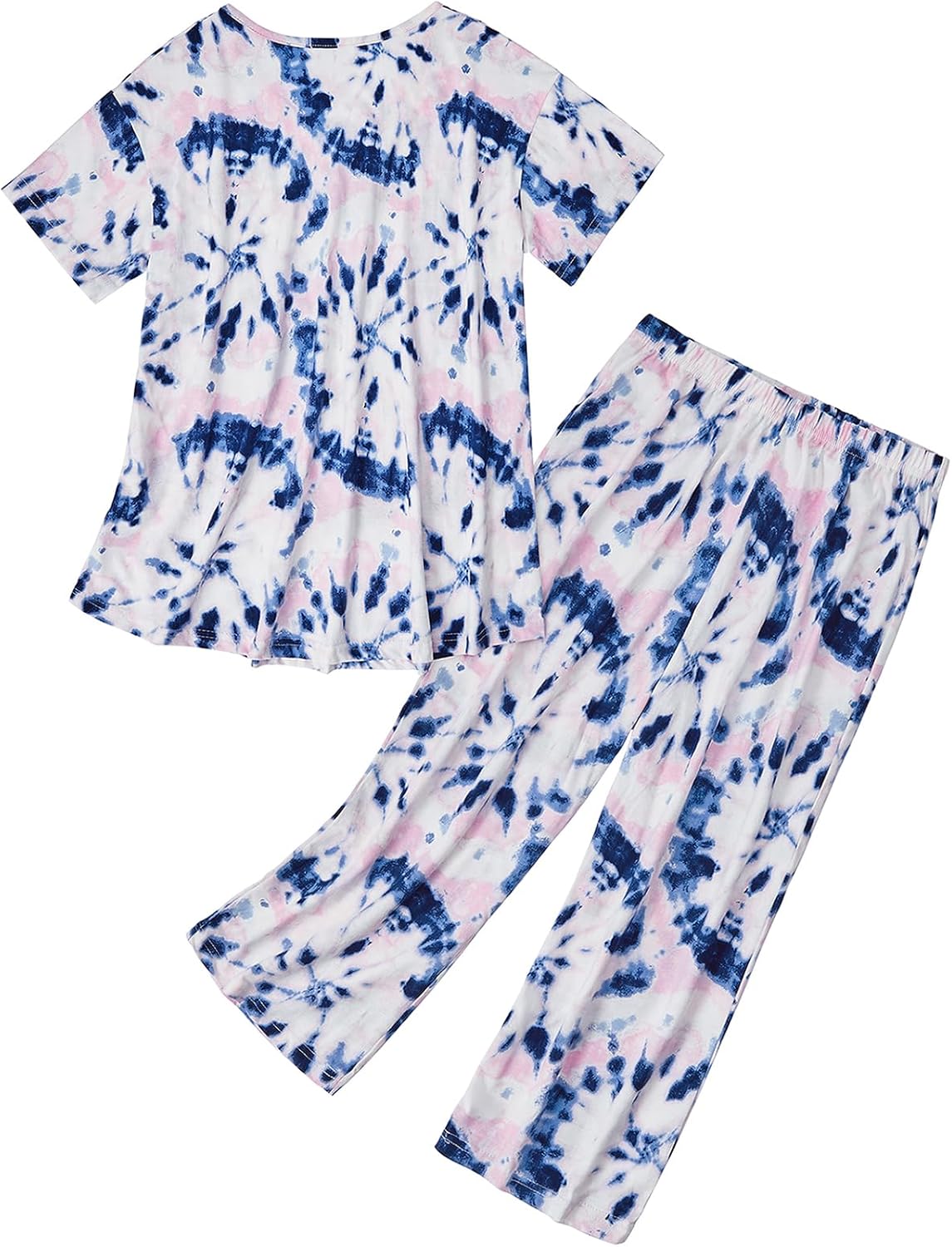 American Trends Womens Pajama Sets Cotton Blend Short Sleeve Sleepwear Soft Capri Pjs for Lounging Two Piece Set S-3XL - Image 3