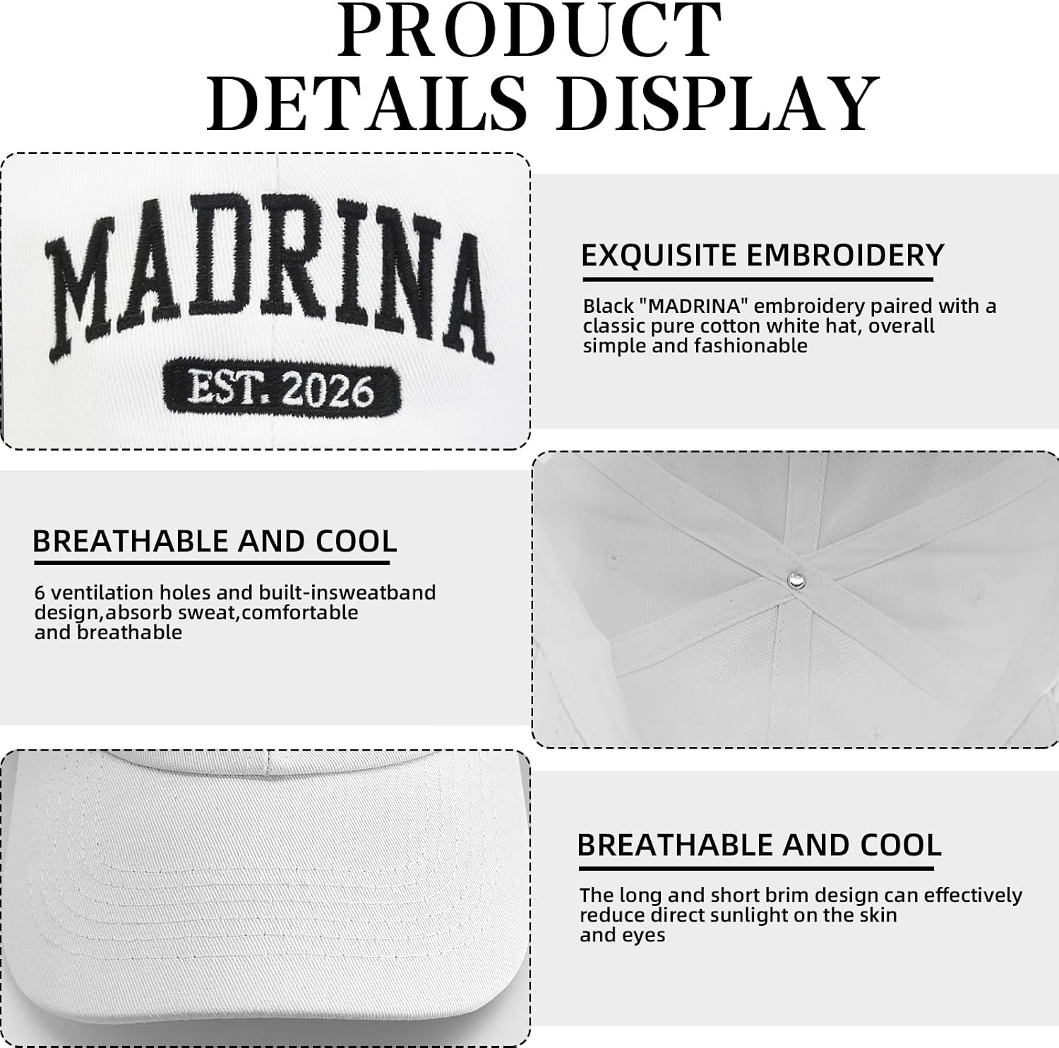 Godparents Proposal Gift 2026, Godmother & Godfather Hats Christmas Birthday Gifts for Godmother Godfather