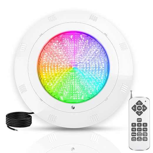 Kingwen Focos Led Sumergibles Para Piscina 38W Rgbw Luces Con Remoto Foco Ip68 12V Ac/Dc