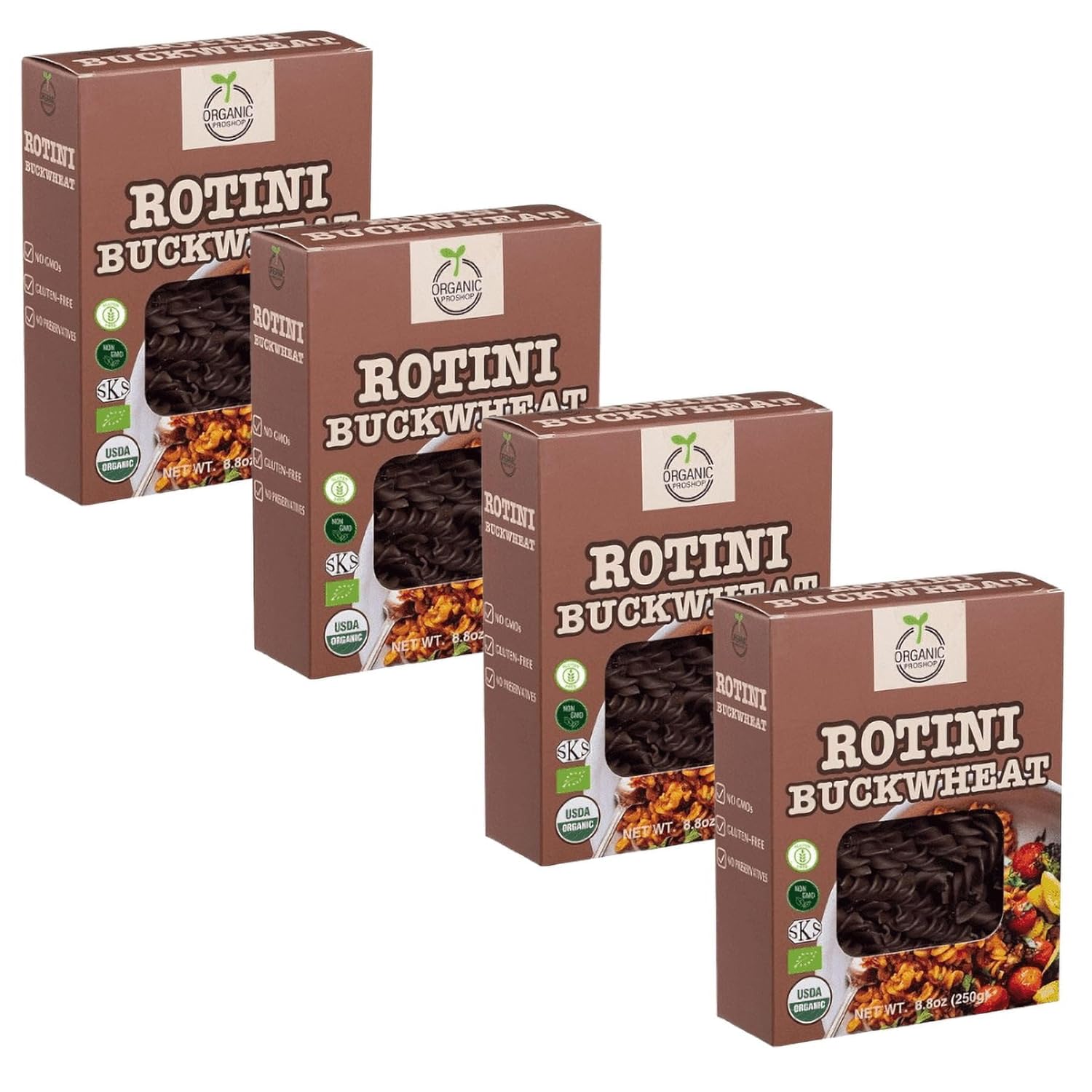 Organic Proshop Organic Buckwheat Rotini (12 Pack)