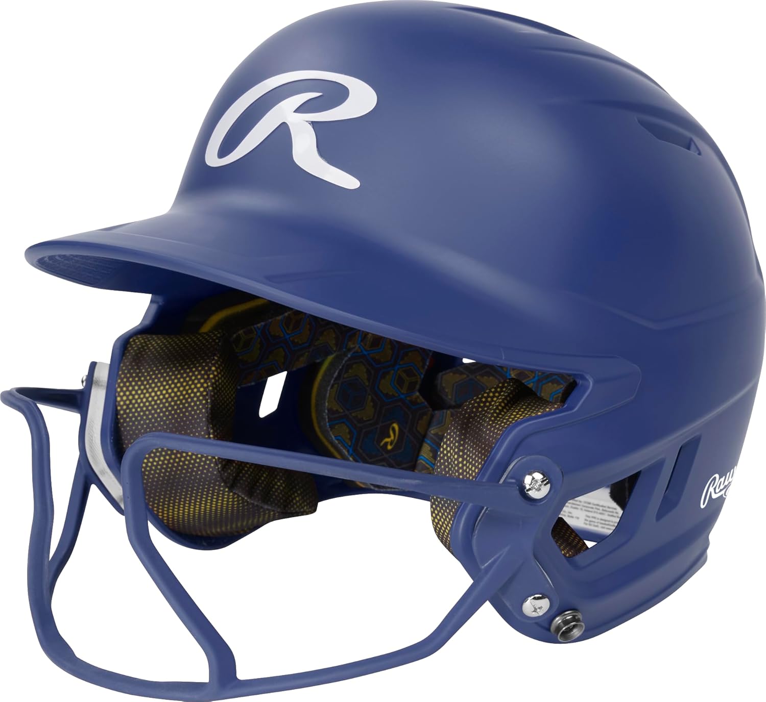 Rawlings | MACH HI-VIZ Fastpitch Softball Batting Helmet | Face Guard Attached