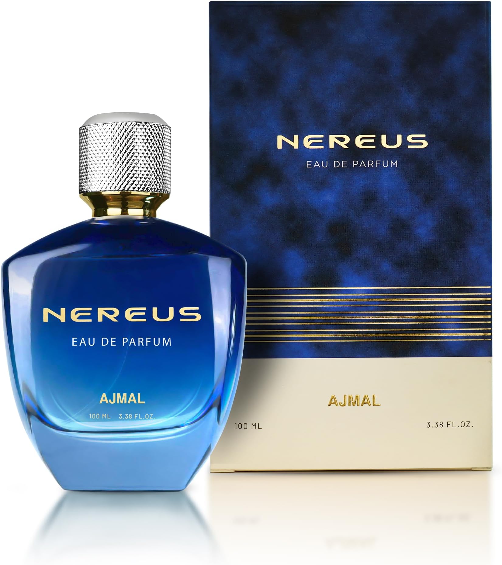 Nereus Unisex Perfume | 100ml Eau De Parfum for Man & Woman | Fresh Aquatic Perfume with Spicy & Floral Notes | Aquatic-Woody Fragrance with Musky Depth | Versatile Office/Work Unisex Cologne