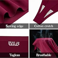 Vista 5 de FallSweet - Ropa interior invisible de cintura ultra alta para mujer, tanga de talle alto, paquete múltiple