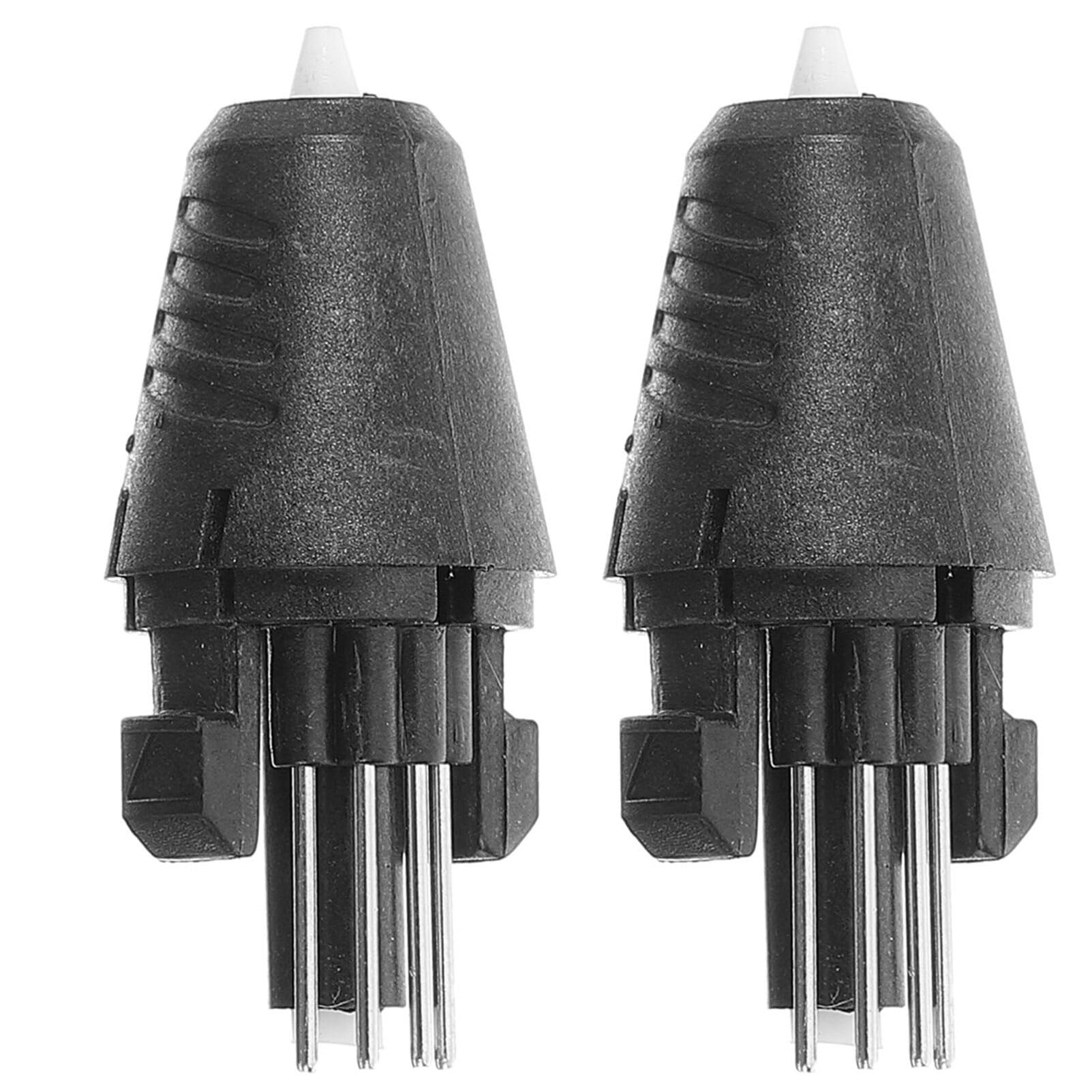 iplusmile 2pcs 3D Printing Pen Nozzle Printer Head Replacement 3D Printing Pen Printer Parts Accessories Insertion Nozzle Print Head Black 5V 12V