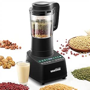 WantJoin 60 Oz Countertop Cooking Blender with 24000RPM Motor and Soybean Milk Function