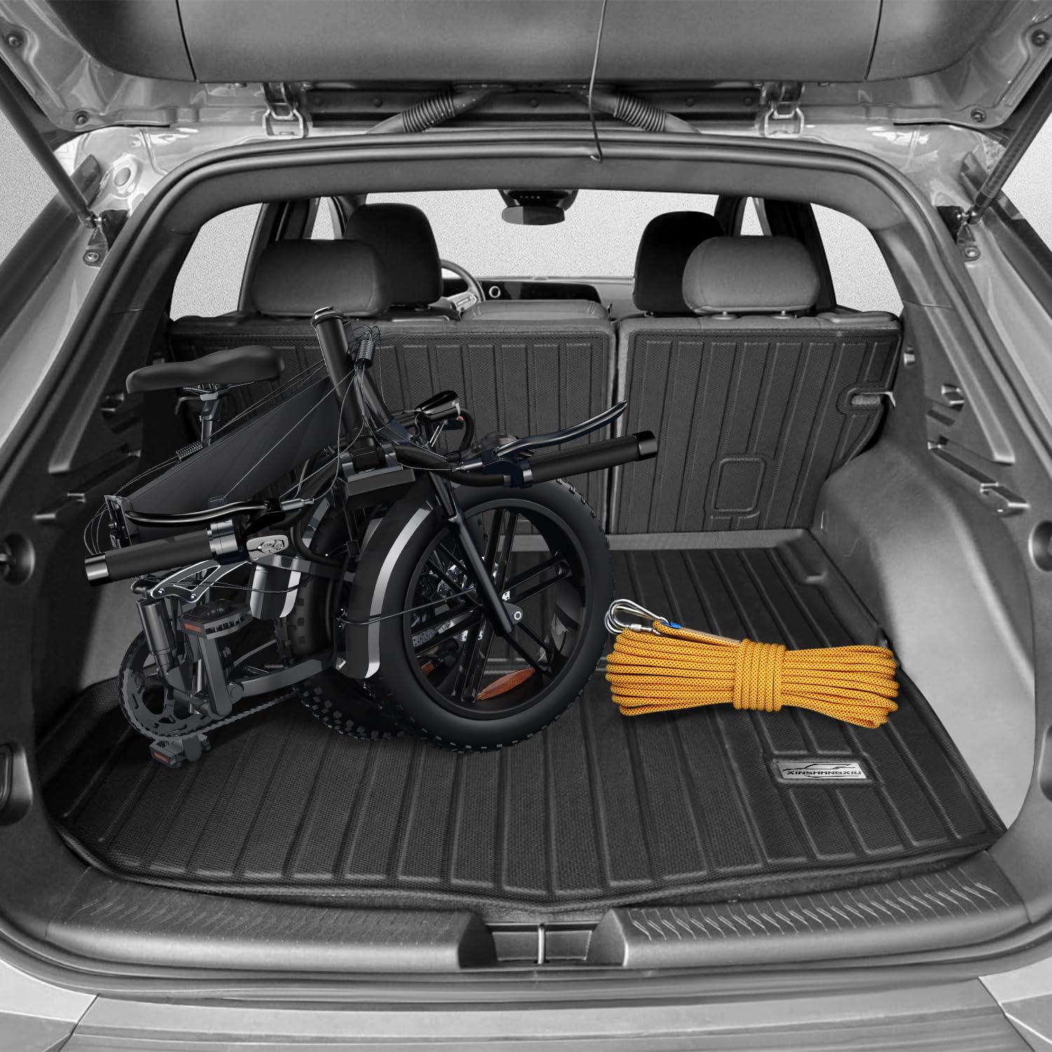 XINSHANGXIU Floor Mats Cargo Liner for KIA Sorento 2020 2019 2018 2017 2016 1st 2nd 3rd Row with — view 6