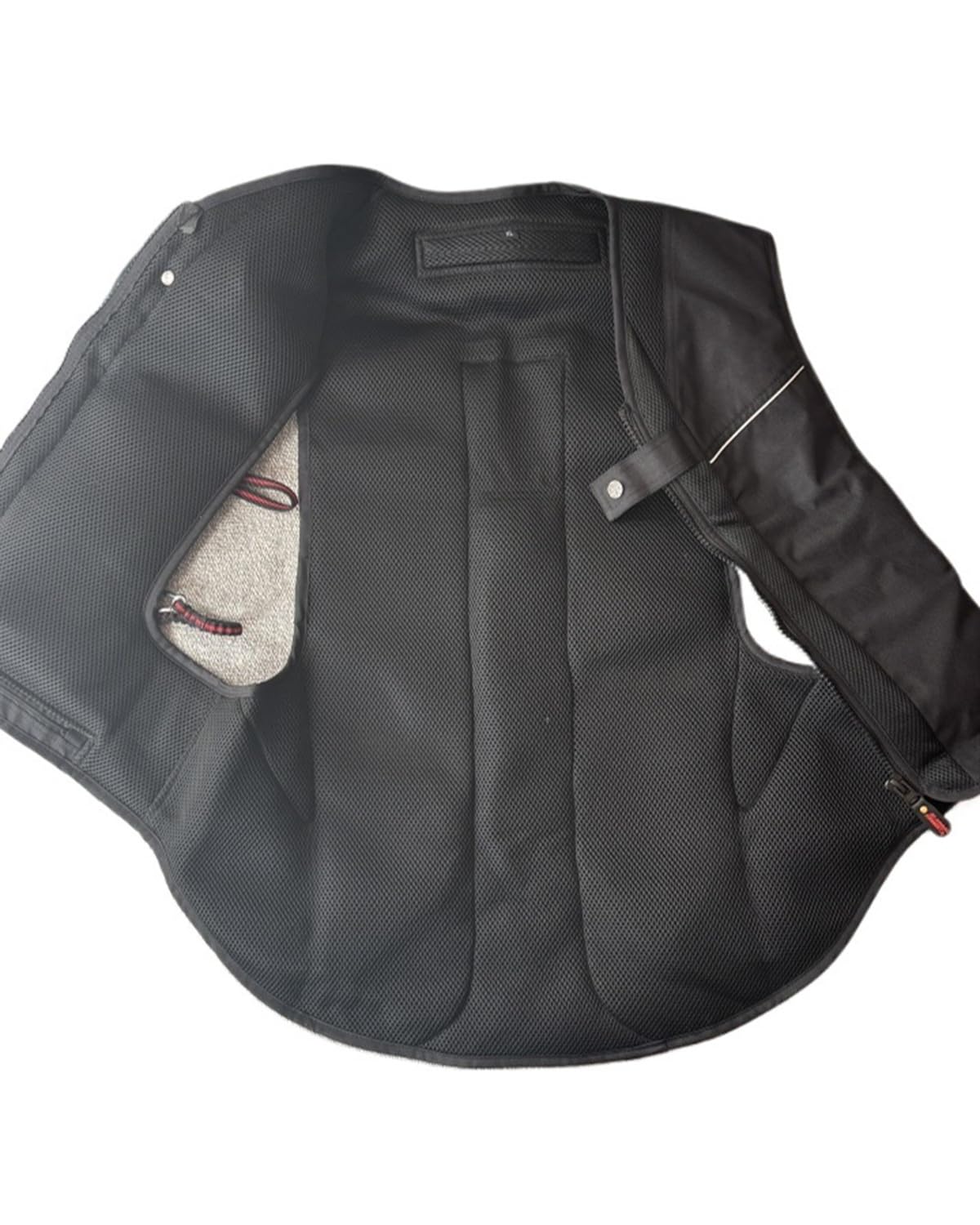 Unisex -Motorrad -Airbag -Weste Airbagmantel Mit Reflektierendem Klebeband/verstellbarer Größe for Pferd Und Pferd