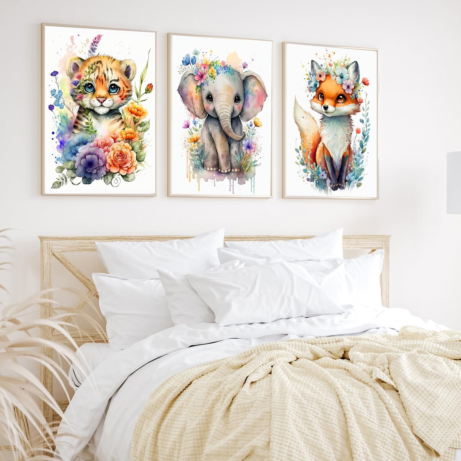 Meothan 6 Pack Diamond Painting Kits, Animal Diamond Art Kits for Adults Full Drill Diamond Paintings Kits for Adults Beginners DIY Animal Diamond Painting Set Gem Art Wall Decor 9.8x13.8inch