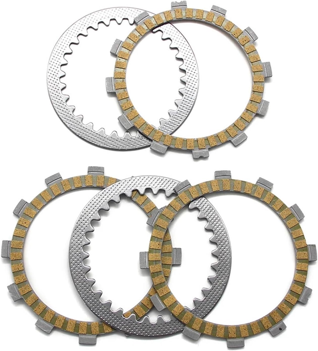 Compatible with Suzuki OR50 ET TS50 KN/ERKT/ERKX/ERKZ/ERKD TS50X TV50 ZR50 Ken SMX50 21441-46000 Motorcycle Clutch Friction Disc Plate Kit