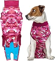 Vista 20 de Traje de recuperación Suitical para perros, de color negro, S, Negro