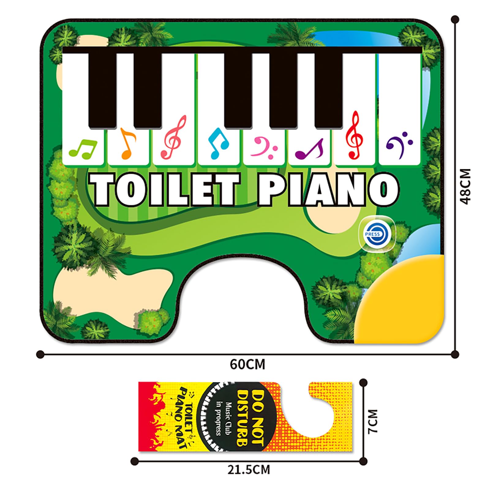 Aionly Toilet Piano Mat Game, Funny Joke Gifts for Women Mum Wife Girlfriend Sister Novelty Birthday Gifts - Image 2