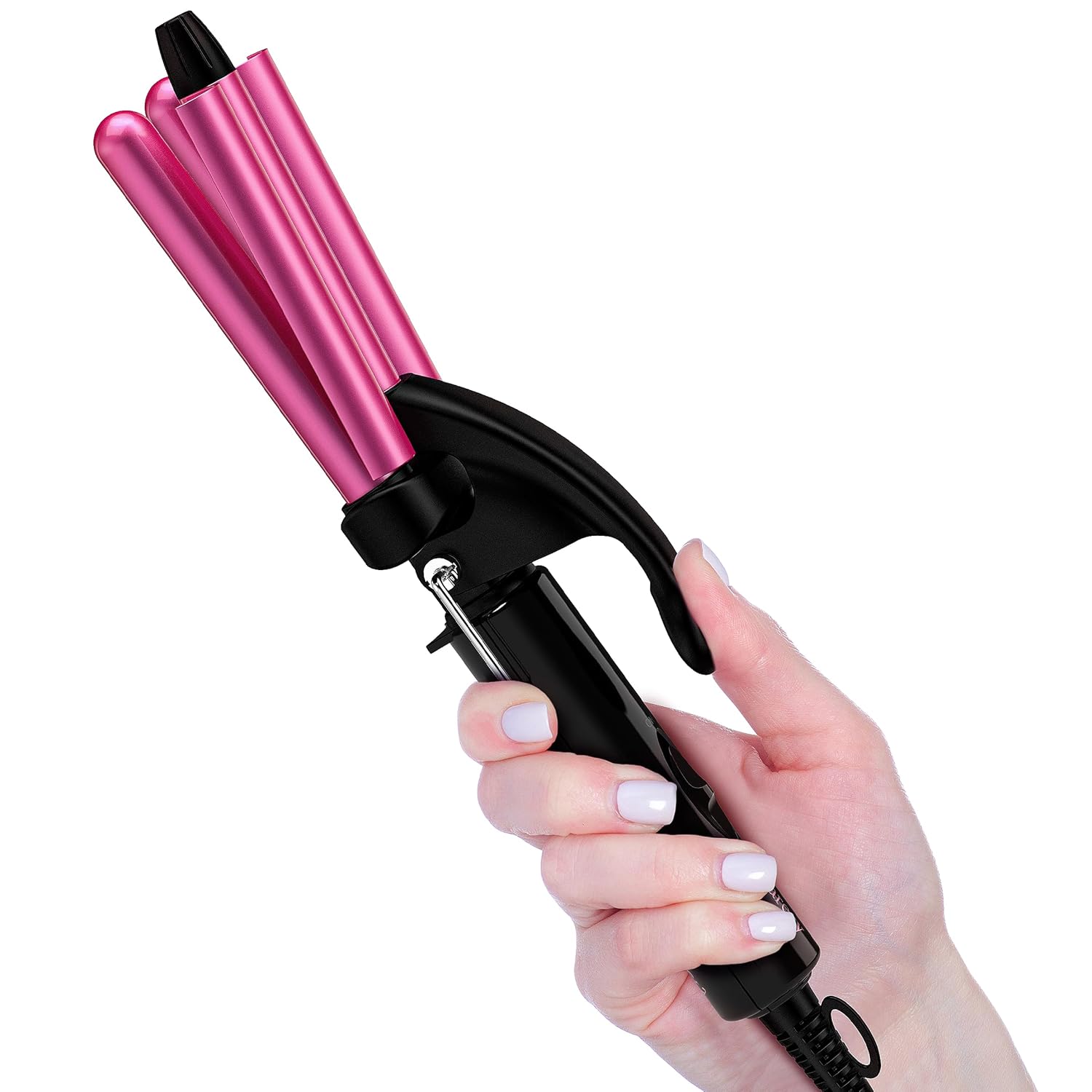 FARERY Mini Waver Curling Iron 1 2 Inch Hair Crimper for Women Beach Waves Keratin Argan Oil Infused
