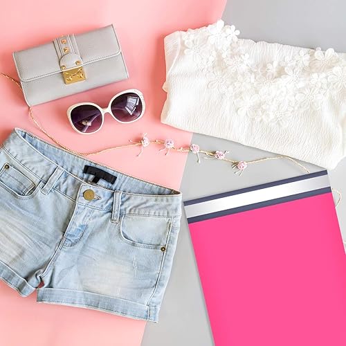 Miniatura 56 de UCGOU Sobres de polietileno de 14.5 x 19 pulgadas, color negro, paquete de 100 bolsas de envío grandes #7, sobres de correo gruesos fuertes y Negro