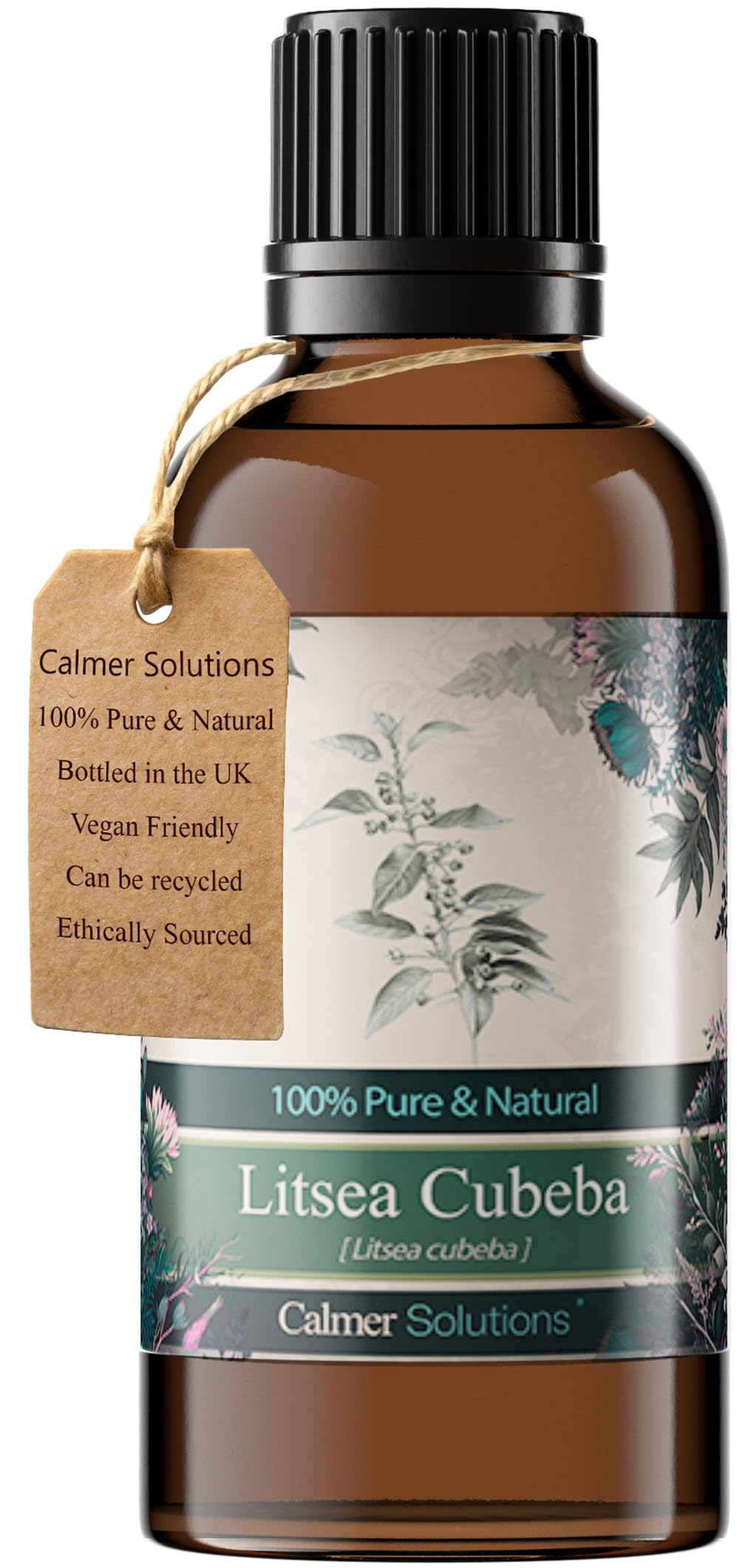 Calmer Solutions Litsea Cubeba 100% Pure Essential Aromatherapy Oil 50ml