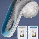 Memory Foam Shoe Insoles for Men & Women | Soft Shoe Cushion Pad for Daily Comfort | Orthopedic Shock Absorbing Insole Insert | Cut to Fit Shoe Pad Inner Sole Replacement for All Shoes (EU 40-46) gallery image