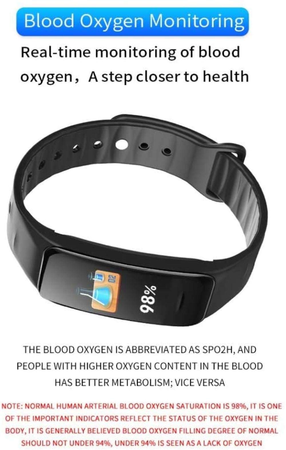 Inseguitore di Fitness Bluetooth Braccialetto Sportivo Impermeabile  Braccialetto Intelligente Bluetooth Impermeabile IP67 Orologio elettronico  ...