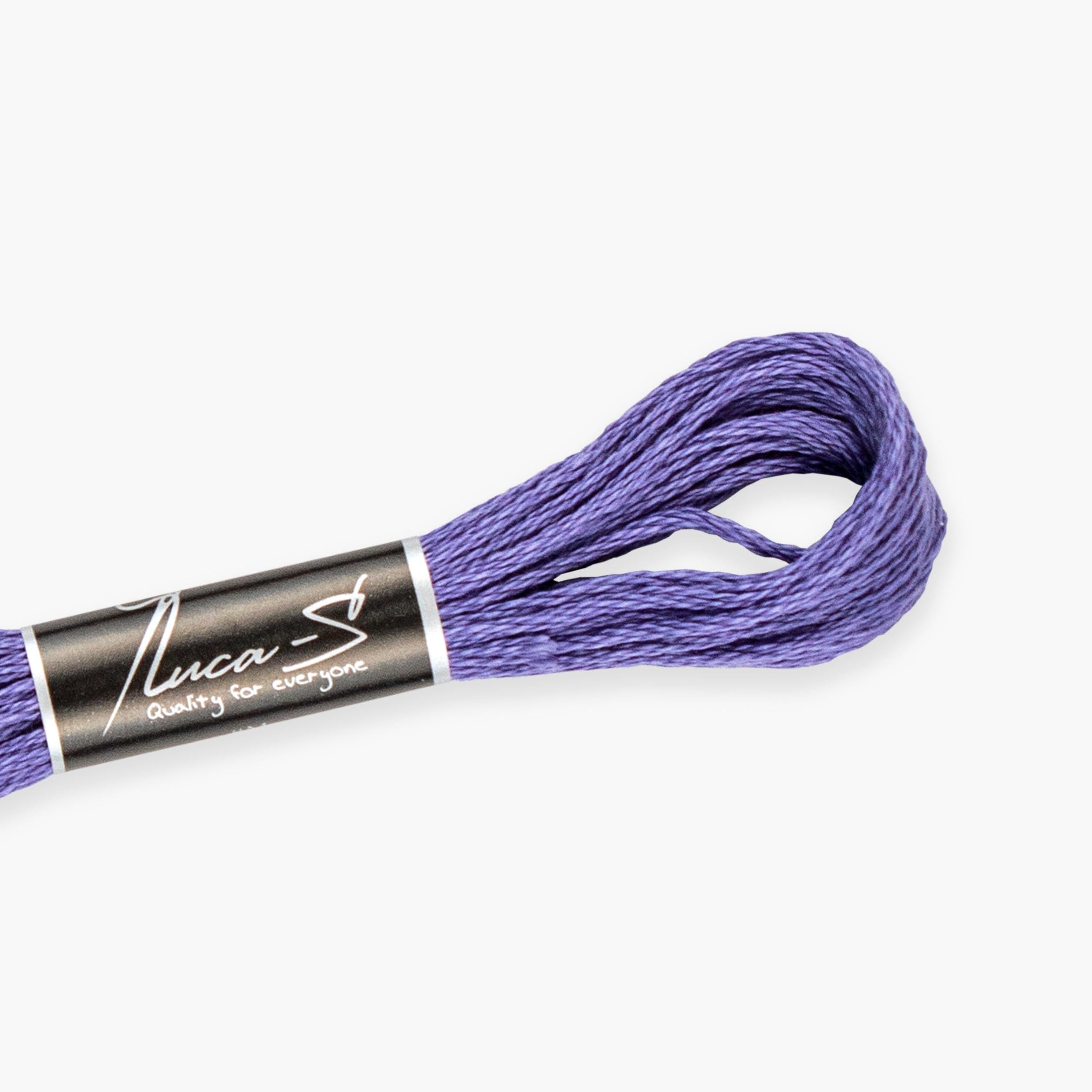 Premium Embroidery Thread Luca-S, 100% Giza Cotton, Oeko TEX Certified Stranded Cotton - 134 / DMC 31 / Anchor X