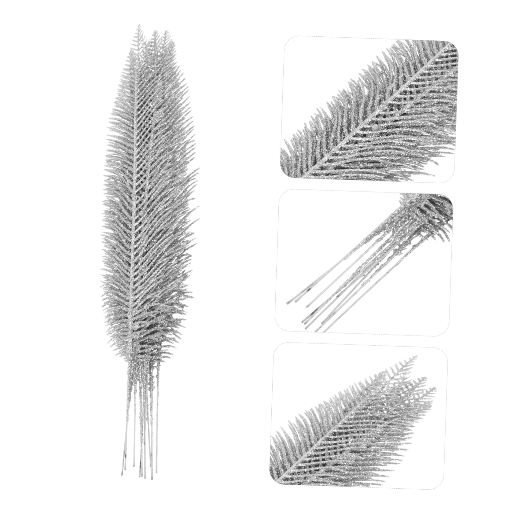 Alipis 50 Pz Lama in polvere d'oro foglie artificiali foglie natalizie plettri di di natale glitterate plettri natalizi glitterati ghirlanda arredamento finte e