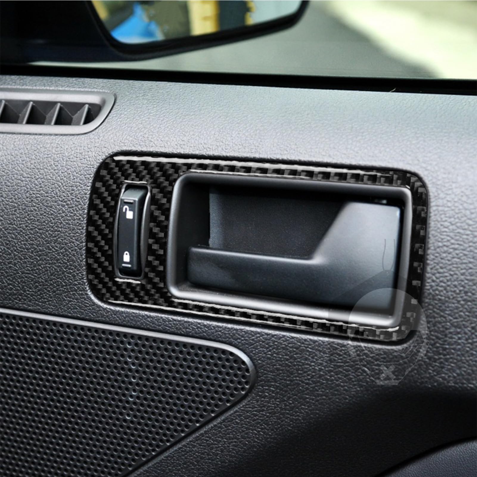 Autocollant De Voiture En Fibre De Carbone Pour Ford Mustang GT Shelby 2005 2006 2007 2008 2009 Accessoires