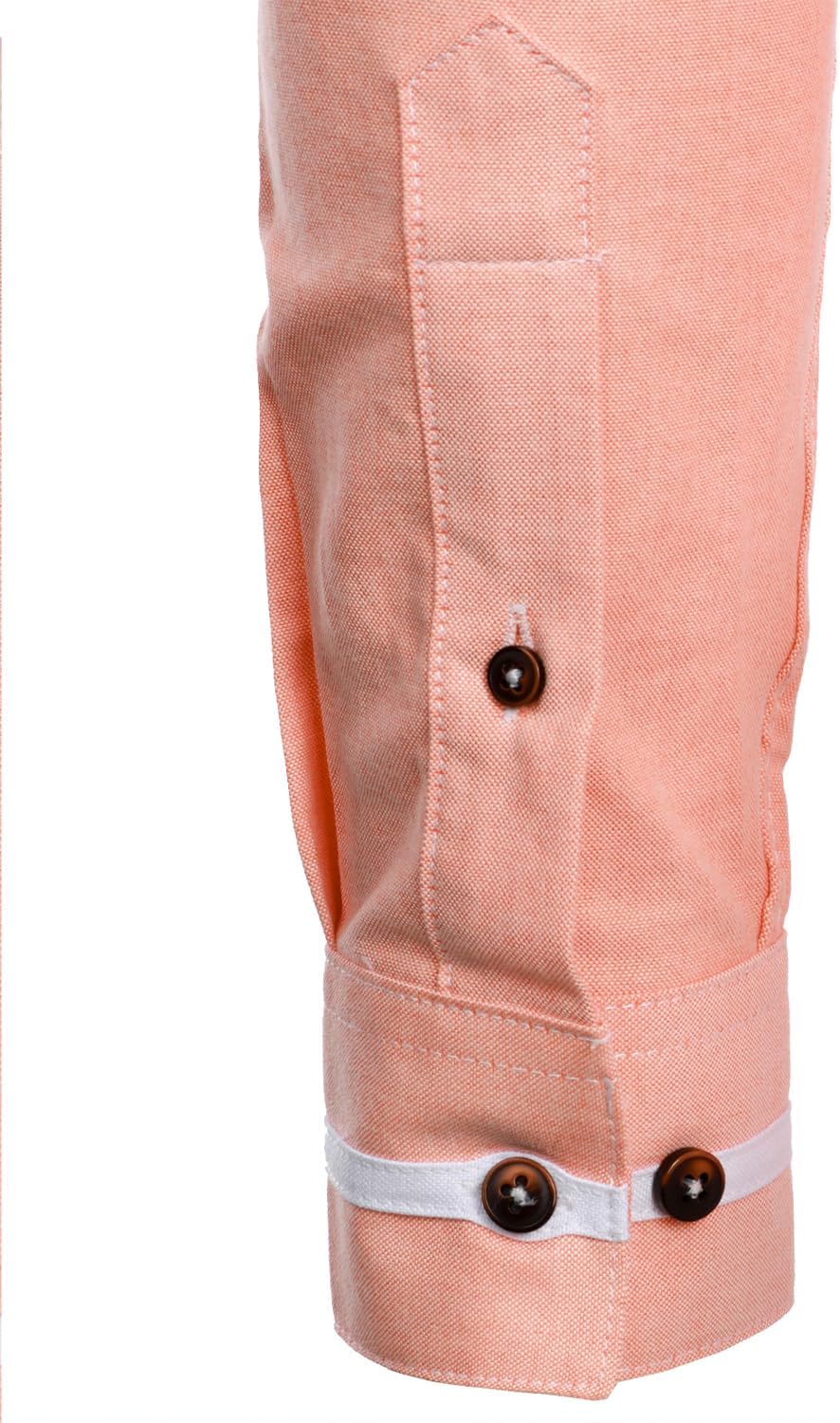 ZEROYAA Mens Hipster Mandarin Collar Slim Fit Long Sleeve Casual Button Down Oxford Dress Shirt with Pocket