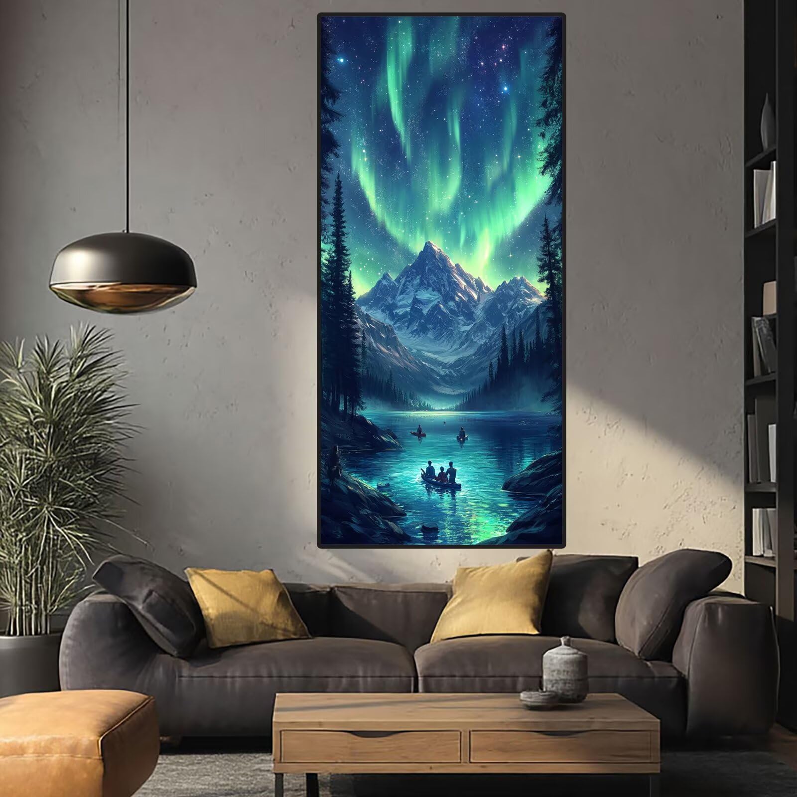 Aurora Diamond Art Forest Diamond Painting Arts and Crafts dla dorosłych, zestaw do malowania diamentami 5D, dorosłych, Crysta, haft krzyżykowy, zestaw do haftowania dla początkujących, dekoracja