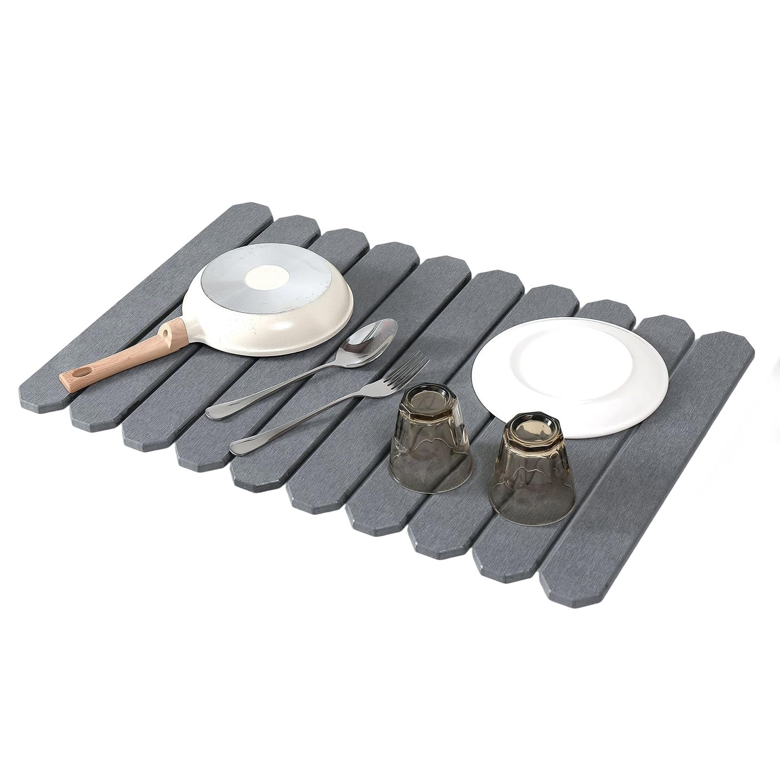 Tapis Égouttoir Vaisselle En Pierre Tapis Esthétiques Instantanés Pliables