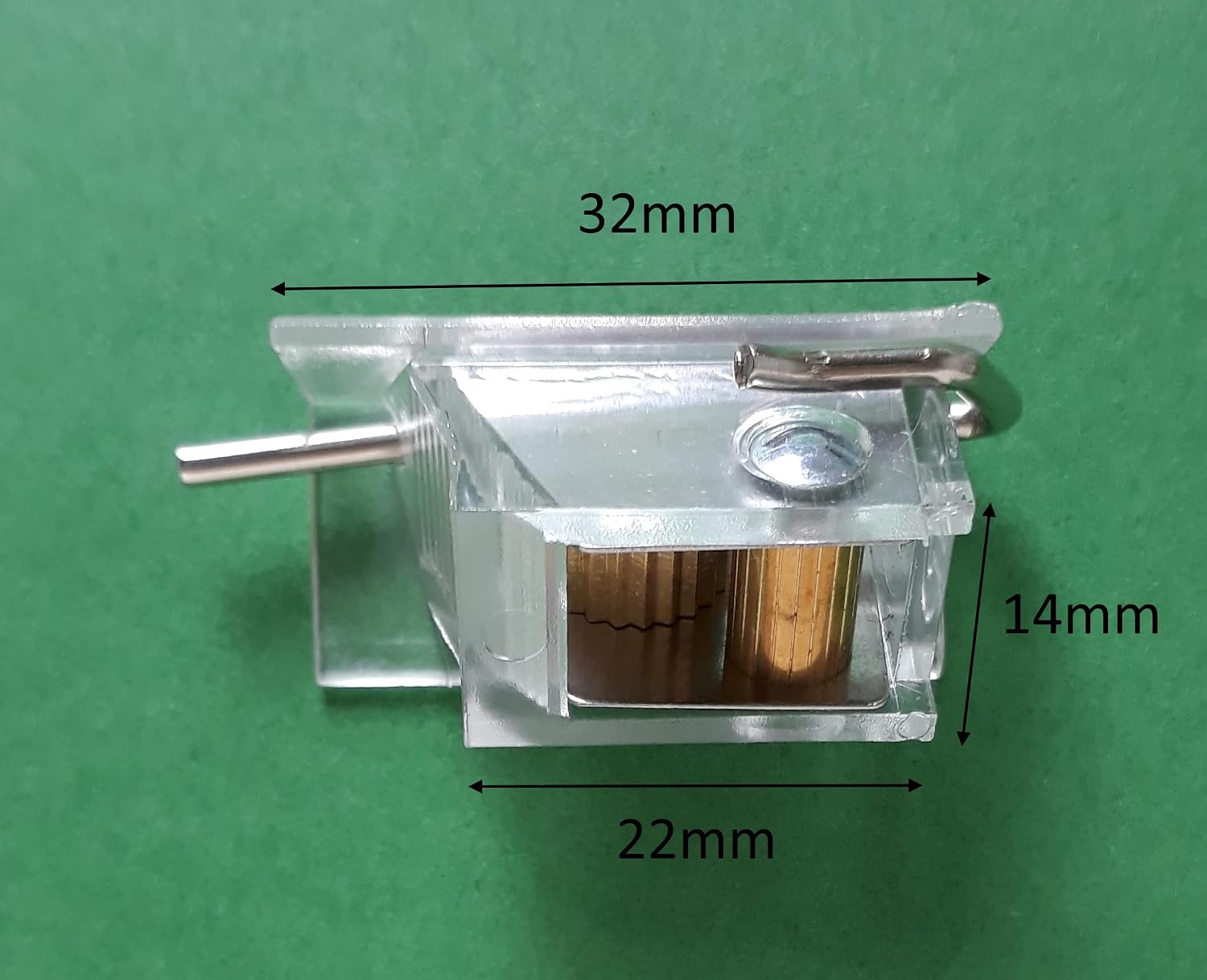 1 Qty: Clear Cord Lock for 1" (25mm) Horizontal Venetian Mini Blinds