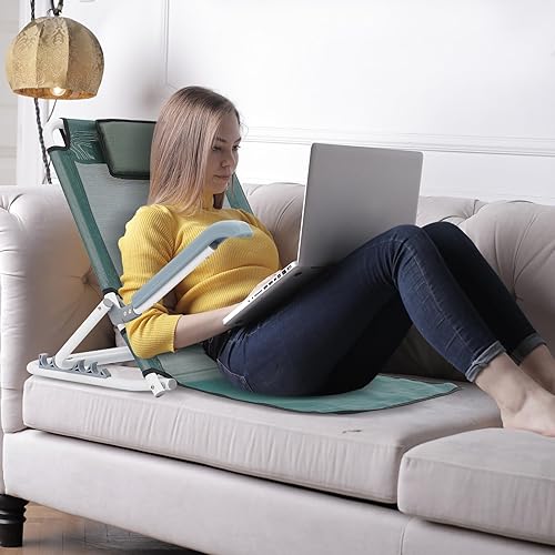 Miniatura 3 de Reposo de respaldo de cama ajustable para soporte lumbar de espalda del paciente, 198 libras, ayuda a las personas mayores a levantarse de la cama