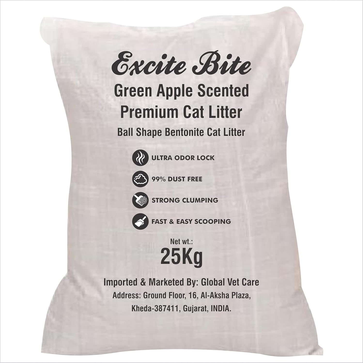 Buy Excite Bites Ball Shape Bentonite Clumping Litter Sand for Cat